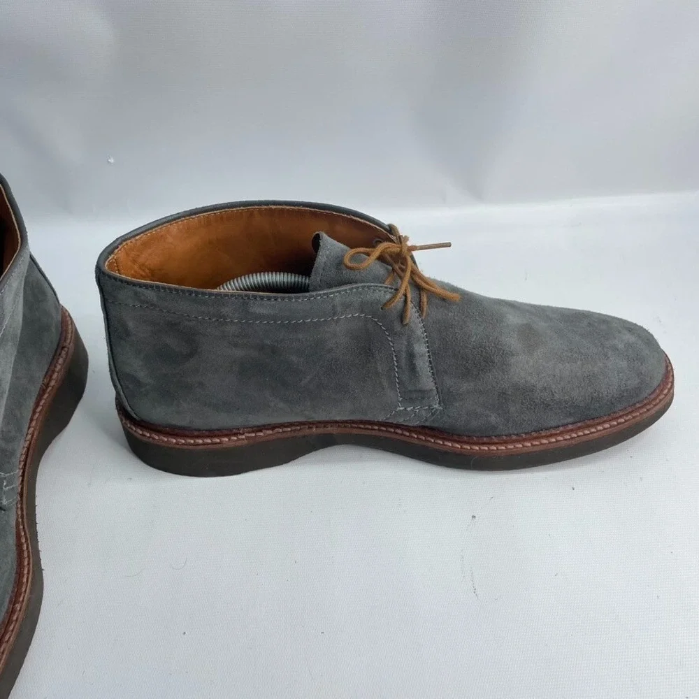 Men's‎ Alden New England 1592L Chukka Boot (Lead Gray Suede) 12 C/3